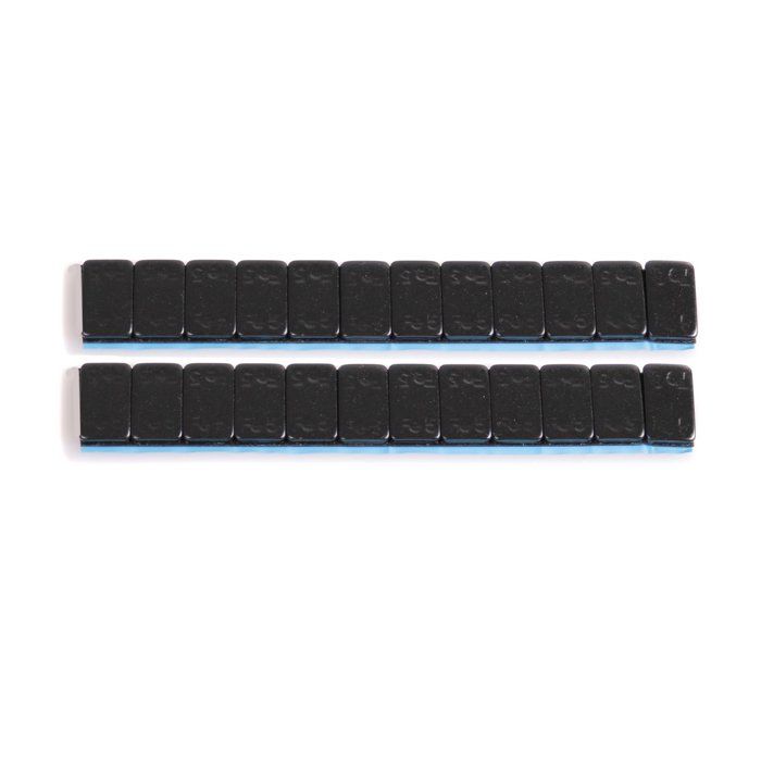 Set: Masses d'équilibrage 2 pièces 12x5g + Démonte soupape / clé