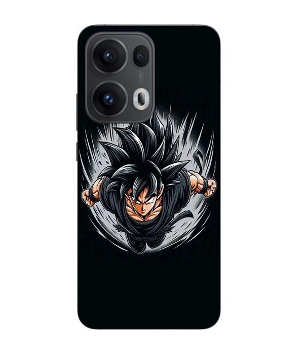 Coque Maniacase Pour Oppo Reno 13 Pro 5G Dragon ball Black goku