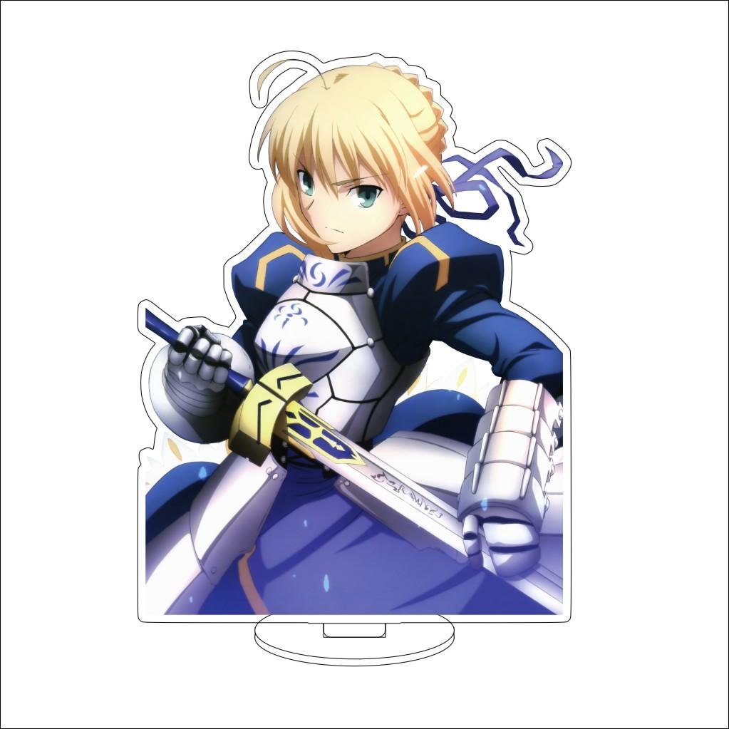 16 см Аниме Fate stay night Косплей Акриловая подставка Украшения Сакура Мато/Иллиясвиль фон Айнцберн Фигурка-подставка Хэллоуин Подарки