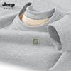 Мужской свитшот JEEP SPIRIT с флисовой подкладкой и круглым вырезом