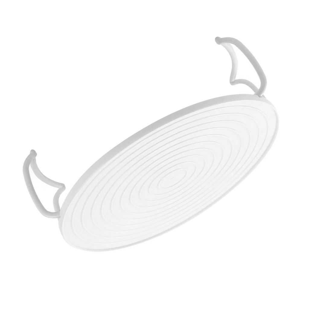 Microwave Heating Layered Steaming Tray Holder Multifunctional Round Steaming Rack Tray for Kitchen