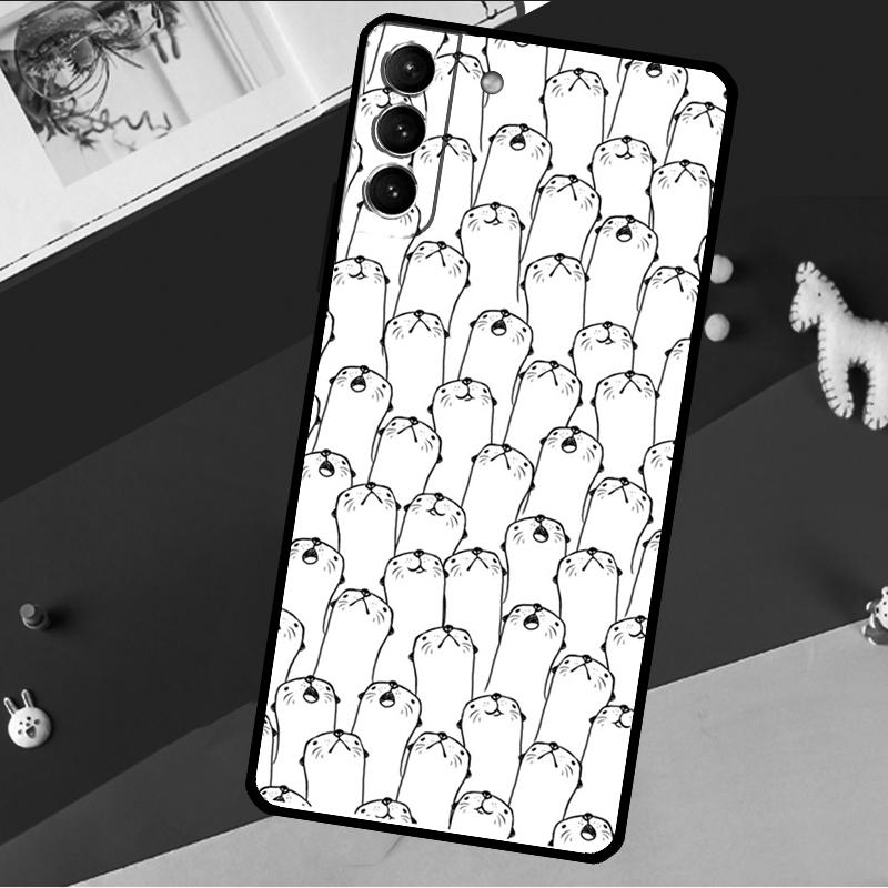 Чехол Animal Otter Для Samsung Galaxy S26 S25 S24 S21 S22 S20 Ultra S9 S10 Plus S23 FE S25 FE Чехол для телефона