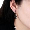 Серьги-гвоздики «Готическое сердце» с цирконами: Асимметричные, Невыцветающие, Персонализированные украшения для женщин