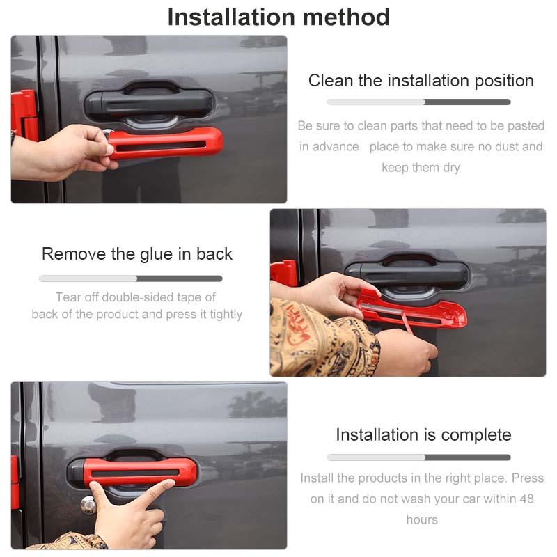 ABS капот двигателя автомобиля крепление для запасного колеса шарнирная ручка украшение корпуса наклейка наклейка для Jeep Wrangler JL 2018 Up 4-дверная версия Внешние аксессуары