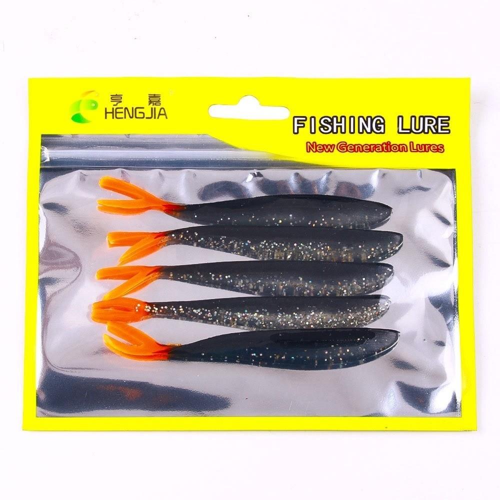 3.9g 10.5cm Artificial Bait Fork-Tail Bass Tackle Jigs Worms Minnow Worms  Fresh Fishing