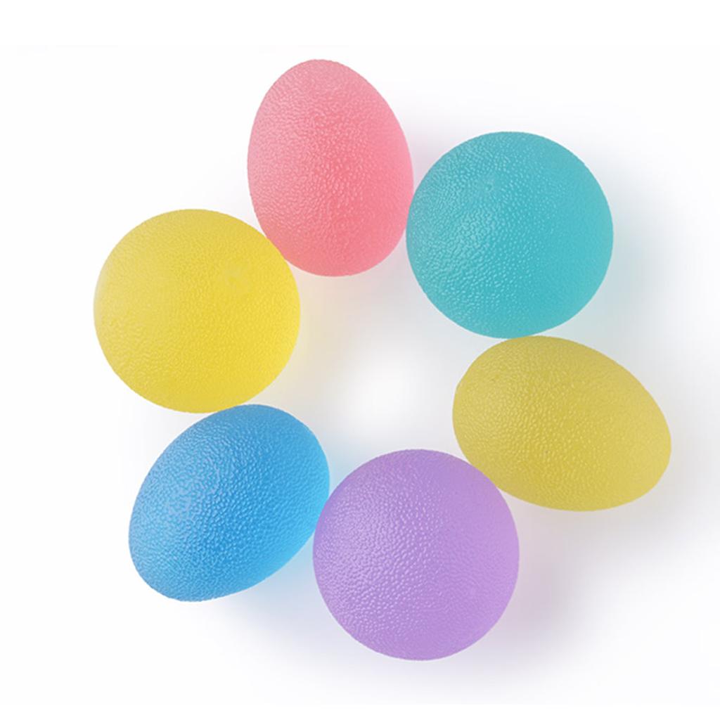 Силикагель Ручная ручка Мяч Яйцо Мужчины Женщины Тренажерный зал Фитнес Палец Тяжелый тренажер Сила Восстановление мышц Захват Тренажер