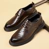 Leather Shoes For Man Genuine Leather Casual Shoes Fashion Business Oxford Shoes High Quality Designer Work Shoes
