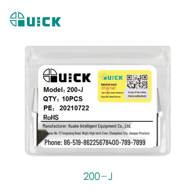 Паяльные жала QUICK Kuai Ke TS2200/203H/503 - Совместимые модели 203D/376D в стилях 200-C/D/B/I/J/LB.