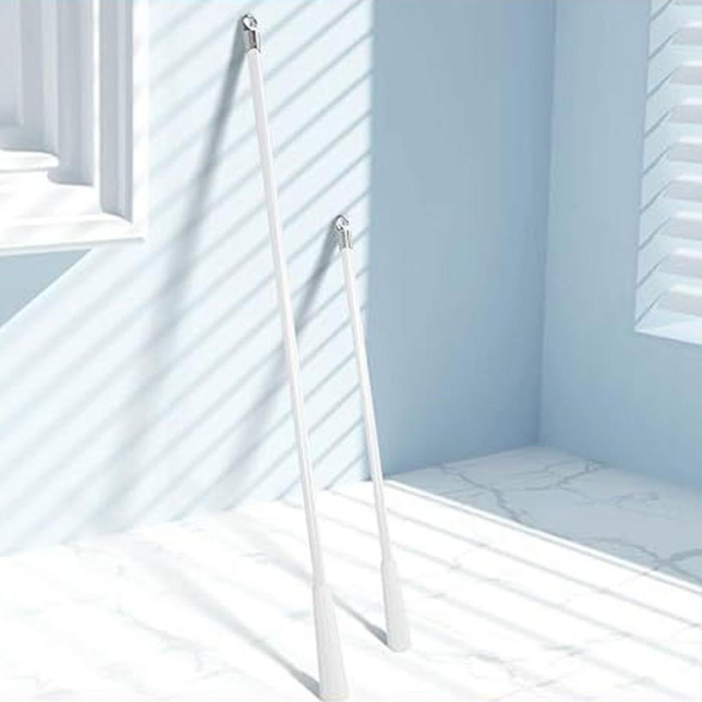 Upgrades Fiberglass Vertical Blind Tilt Wand Adjustable Tilt Rod with Hook & Grip for Window Blinds Replacement Parts