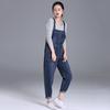 Fashion Loose Pocket Jeans Women Autumn Bib Pants Overalls Shoulder Strap Jumpsuit Large Size Denim Jeans Pants
