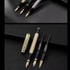 Бизнес-металлические цвета, авторучки для подписи, 0,38/1,0 мм, сменные чернильные ручки, модные матовые письменные школьные подарки, канцелярские принадлежности