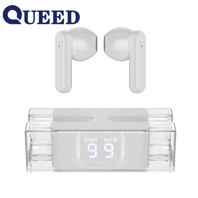 The New In -ear Earplugs Are Transparent Number TWS Bluetooth Headset Game Low Delay