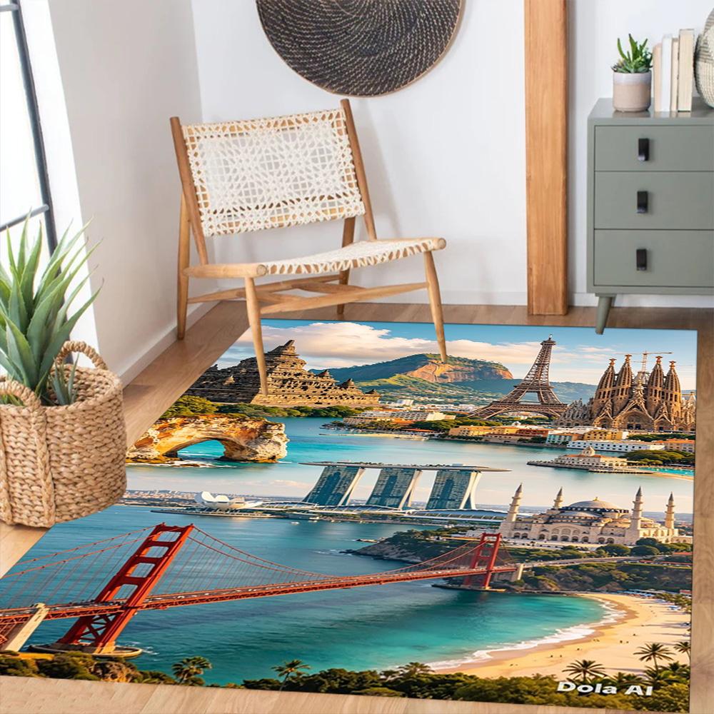 Customize Photo Customizable photos Floor Mat Design for Decorate room Entryway Dining Room Hallway Antislip Carpet Office home decor