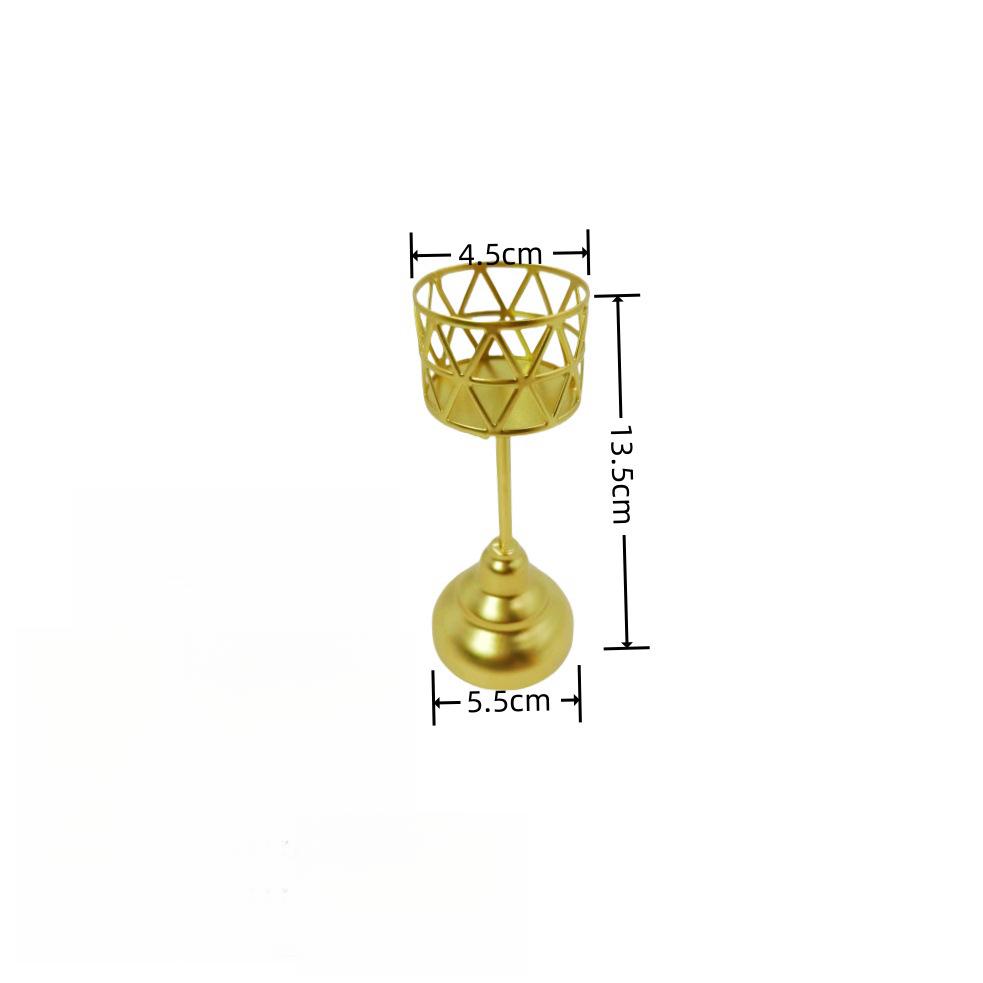 Геометрические украшения из полого железа, украшения для домашнего подсвечника