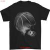 Basketball Skull Unisexs T Shirt 100 Cotton Vintage Casual Fashion Stretched Top For Everyday Wear Slightly Vintage