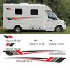 Car Stripes Graphics Vinyl Decals Stickers for Caravan Travel Trailer Camper Van