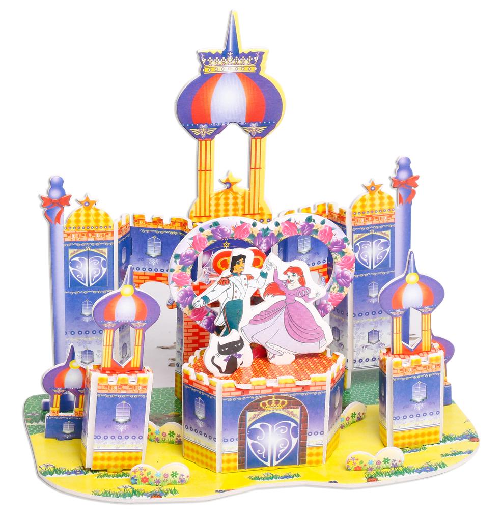 Детский 3D стерео пазл Мультяшный дом Замок Модель здания Сделай сам Ручная работа Раннее обучение Развивающие игрушки Подарок для детей