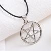  Black Butler Necklace Pentacle Pentagram Pendant Lucifer Satan Logo Sign Supernatural Jewelry For Men Women