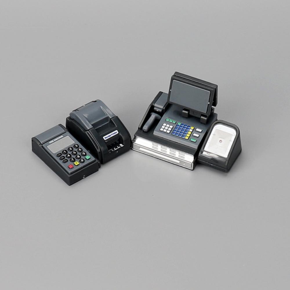 Миниатюрный кассовый аппарат 1:6/1:12 масштаб Мини супермаркет магазин карточный автомат игровой домик игрушка