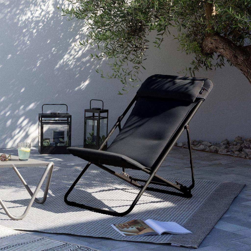 Lafuma Chair MAXI DGY LFM5175 8902 Made In France Outdoor 5 Year Warranty Folding TRANSAT+BEC