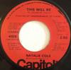 7inch Record NATALIE COLE - This Will Be 4109 Capitol Records 1975 US Soul/Funk Used