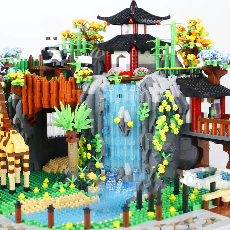 non-toxic 4800Pcs Building Block Zoo Micro Building Bricks Blocks Diamond Plastic Model Home Decoration Architecture Birthday Gifts Kids