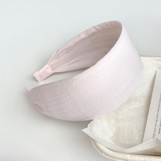 Повязка на голову Мягкая ткань Широкополый дизайн Дышащая Ленточная обруч для волос Формирование лица Макияж Аксессуар для волос