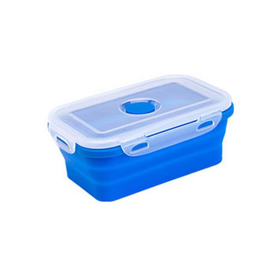 Силиконовый складной складной контейнер для обеда Bento Box, контейнер для хранения еды, салата