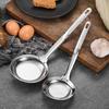 Ложка-скиммер из нержавеющей стали, мелкоячеистое сито, дуршлаг с длинной ручкой, универсальный кухонный инструмент для кухни