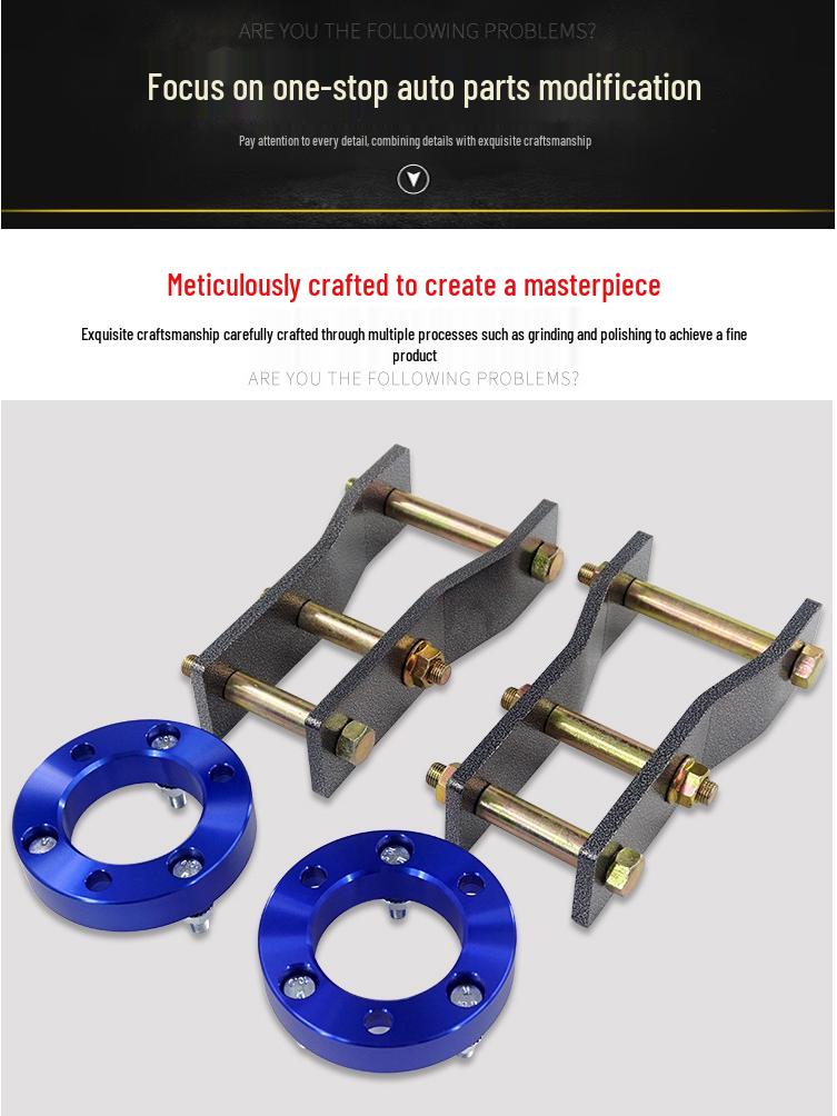 Toyota Hilux VIGO Pickup Lift Flange Pad Steel Plate Shackle Chassis