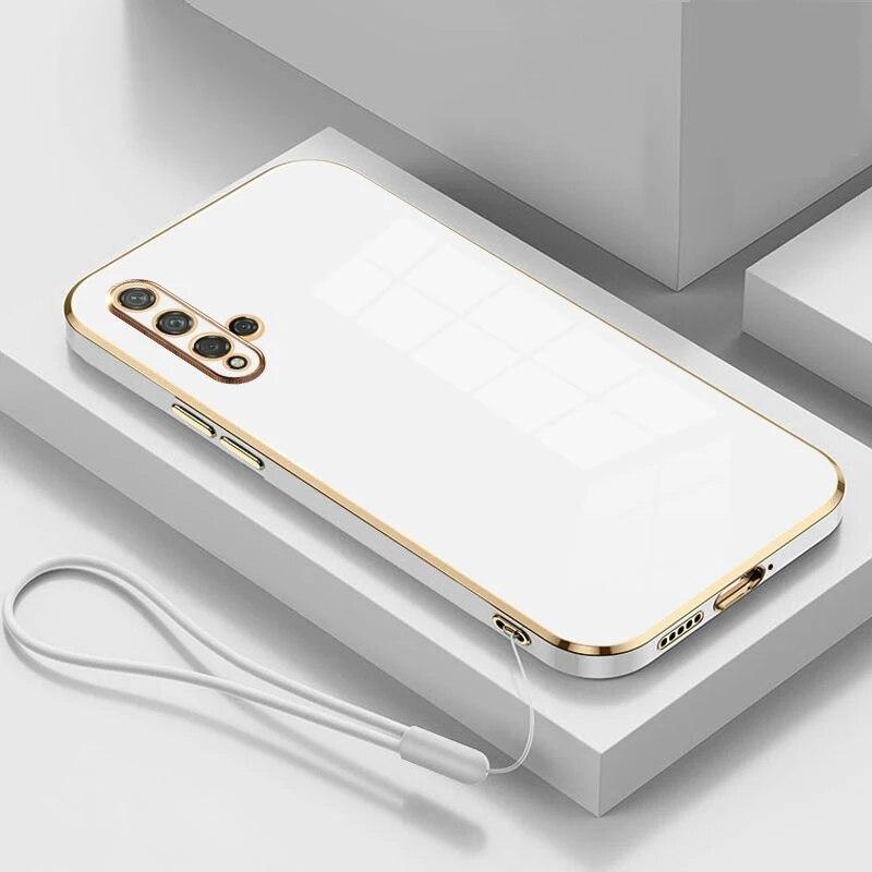 Чехол для Huawei nova 5T, чехол для телефона Huawei nova5T YAL-L21 YAL-L61 YAL-L71, роскошный чехол nova5t с квадратным покрытием, противоударная задняя крышка
