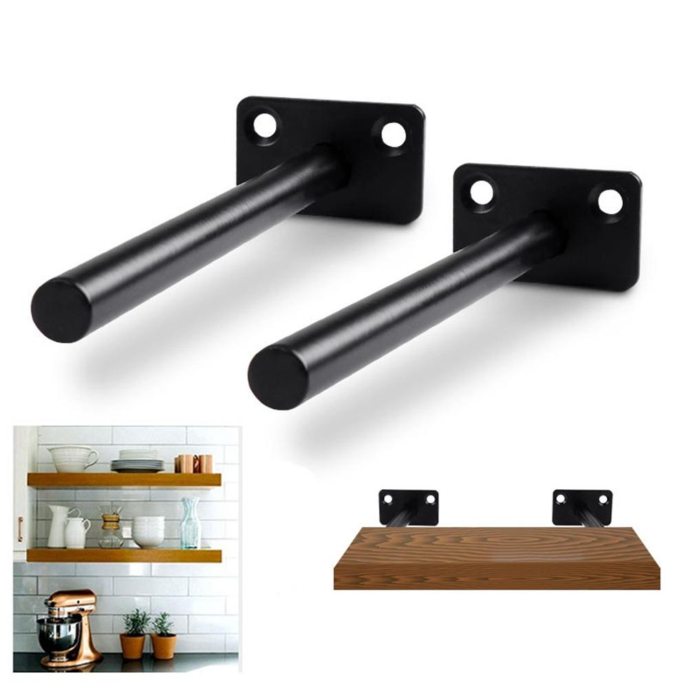 Screw Mounting Plate Floating Hidden Wall Shelves Supports Metal Brackets Shelf Bracket Concealed