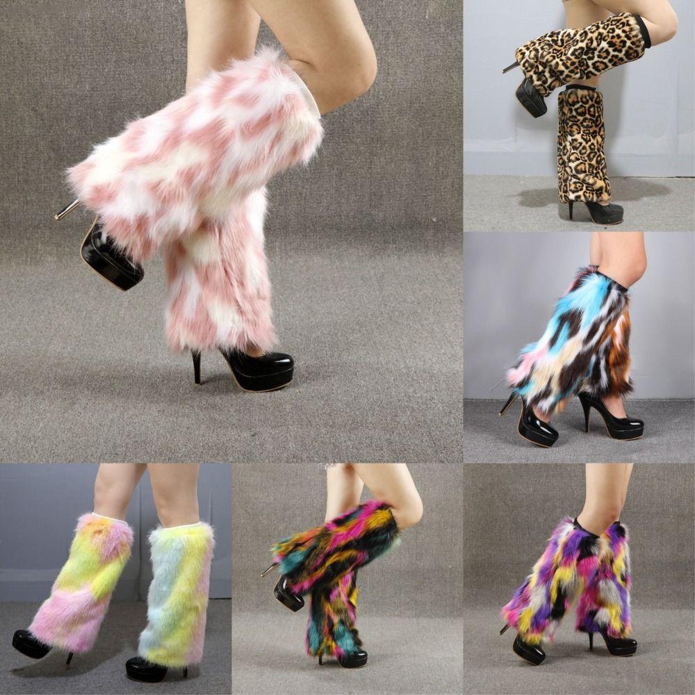 40cm Boot Socks Y2K Foot Covers Warm Ankle Warmer Stage Performance