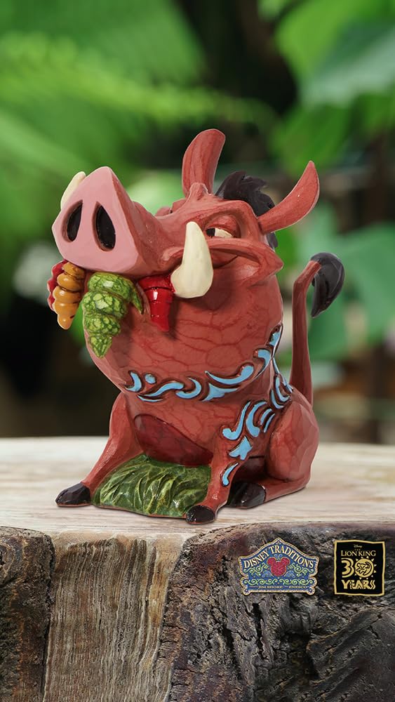 Enesco Jim Shore Disney Traditional Mini Pumba Figure 2.85"