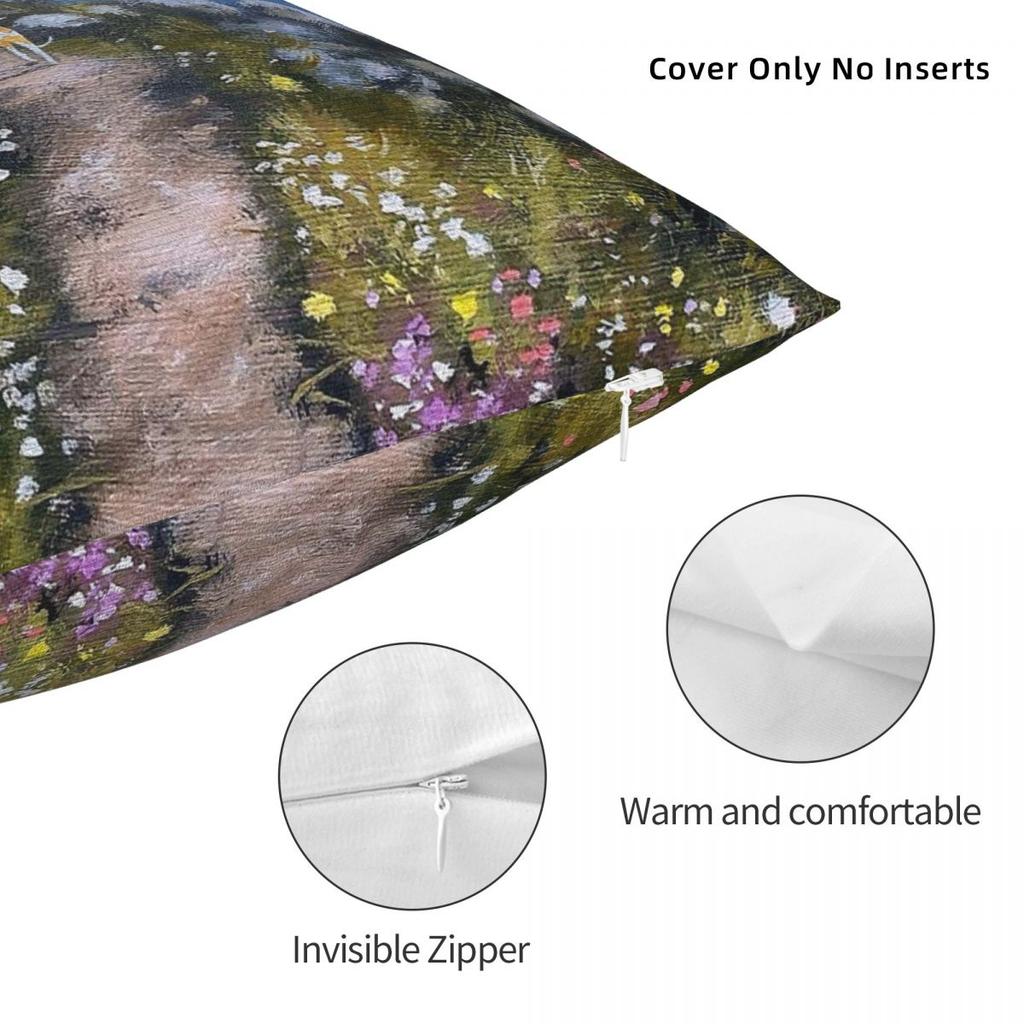 High On The Coastal Path Greyhound Pillowcase Polyester Linen Velvet Creative Zip Decor Sofa Seater Cushion Case