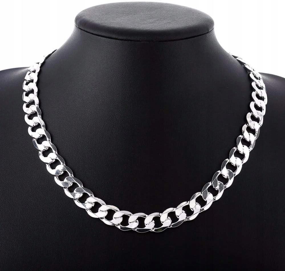 THICK Silver Men' Chain 11.5mm 925 SILVER Italian 58g Diamond