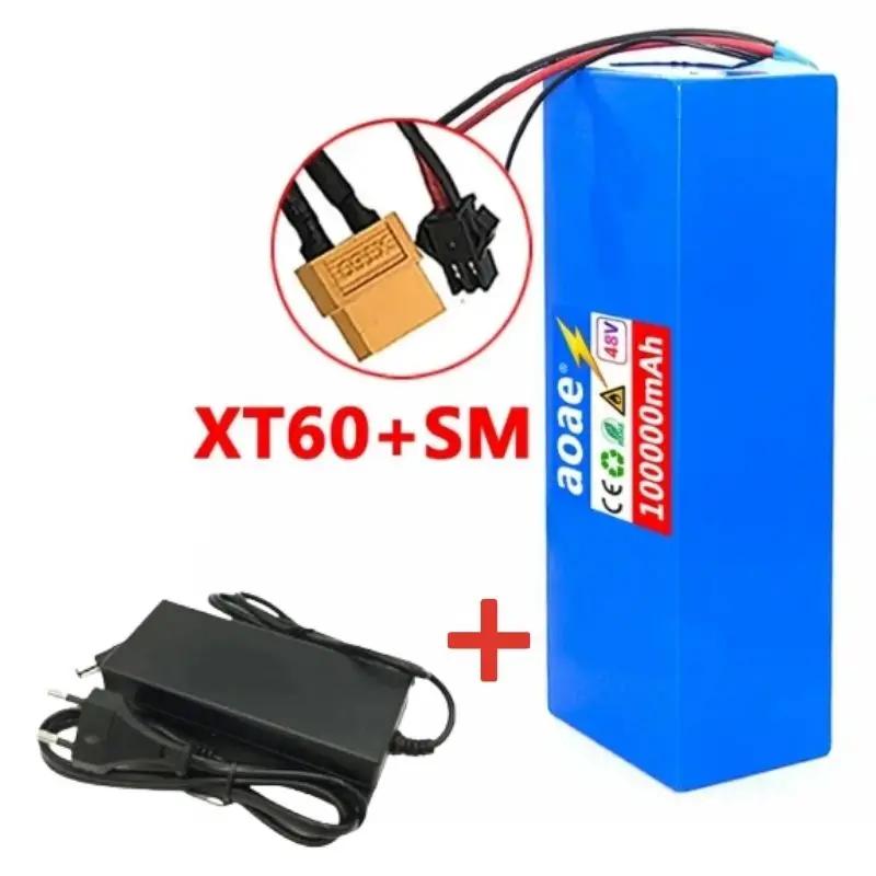 Оригинальный 48 В 13S5P 100 Ач литиевый аккумулятор для электромобиля 13S5P подходит для электроскутера, горного велосипеда 250-1000 Вт