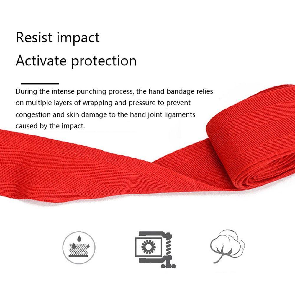 1Pair Wrist Boxing Bandage Combat Protect Hand Wraps Belt New Sports Strap