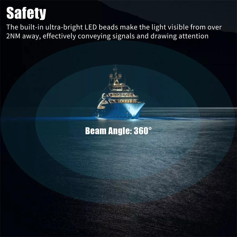 12V Led Navigation Anchor Light 360 Degree All Round For Marine Boat Light Yacht Sailing Lamp Navigation Signal Indicator