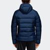 Adidas Пуховик с капюшоном Мужская верхняя одежда Темно-синий CZ2311