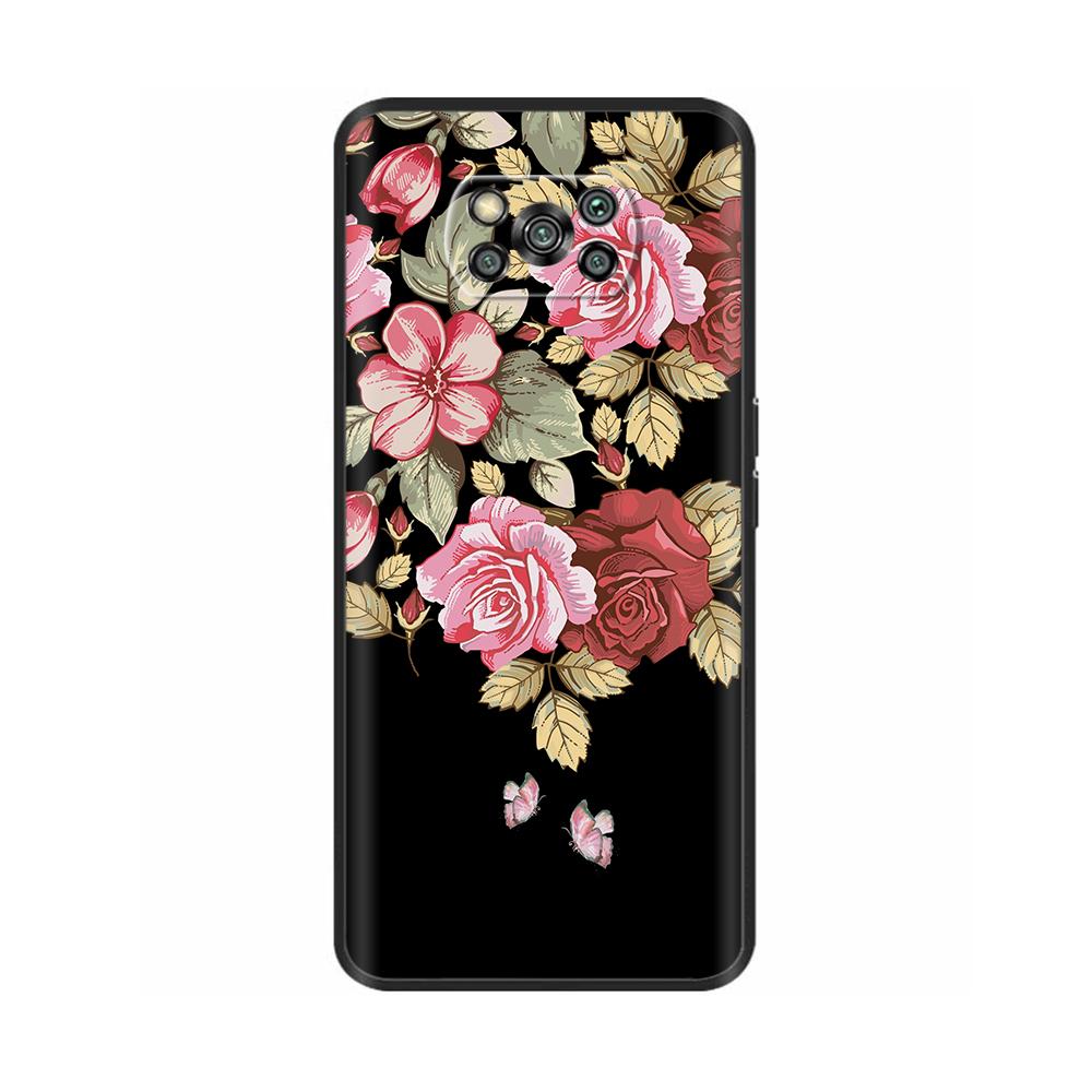 Чехол для Xiaomi Poco X3 Pro Мягкий силиконовый Черный Чехол для телефона для Poco X3 NFC Чехол для Poco X 3 NFC PocoX3 Pro ТПУ Capa Funda
