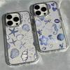 Чехол для телефона с узором из ракушек и морских звезд для Google Pixel 10 9 8 7 8A 9A XL Pro 4G 5G, прозрачный, мягкий силикон TPU, задняя крышка