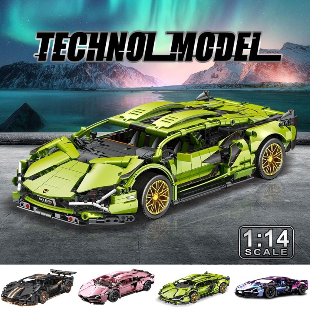 Очень популярная киберпанк версия кареты Lamborghini, модель Lego, игрушка на радиоуправлении