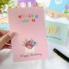 20pcs Combination Set Birthday Greeting Card DIY Message Cards  For Kids Friends Family