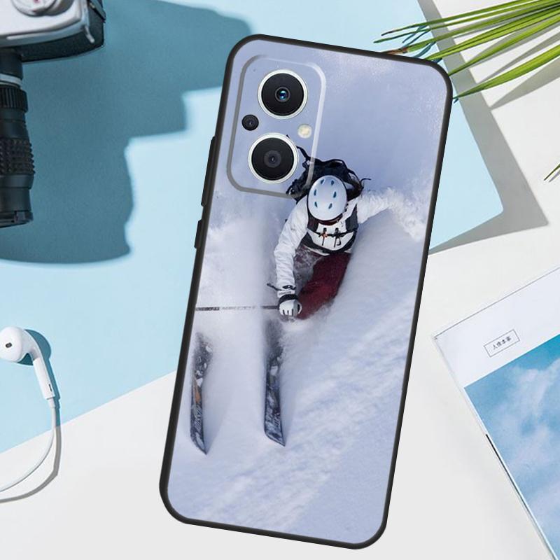 Ski Neige Snowboard Cover For OPPO Reno 7 8 Lite 10 12 13 14 Pro 11 F 12F 13F 14F OPPO Find X8 X5 X6 X9 Pro Case