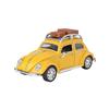 1/32 Volkswagen Beetle Alloy Die-cast Car Model Sound and Light Bring Back Pull Function Vehicle with Base Ornament Children's Gift