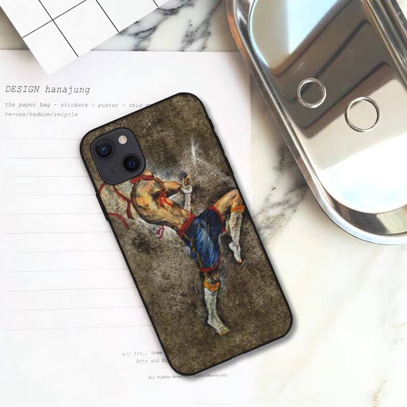 Чехол для телефона Star Grant Muay Thai Fight Boxing для iPhone 11 12 Mini 13 14 15 Pro XS Max X Plus SE XR Shell