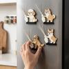 Push Bottle Refrigerator Magnet Puppy Whiskers Collection Souvenir Box Refrigerator Magnet