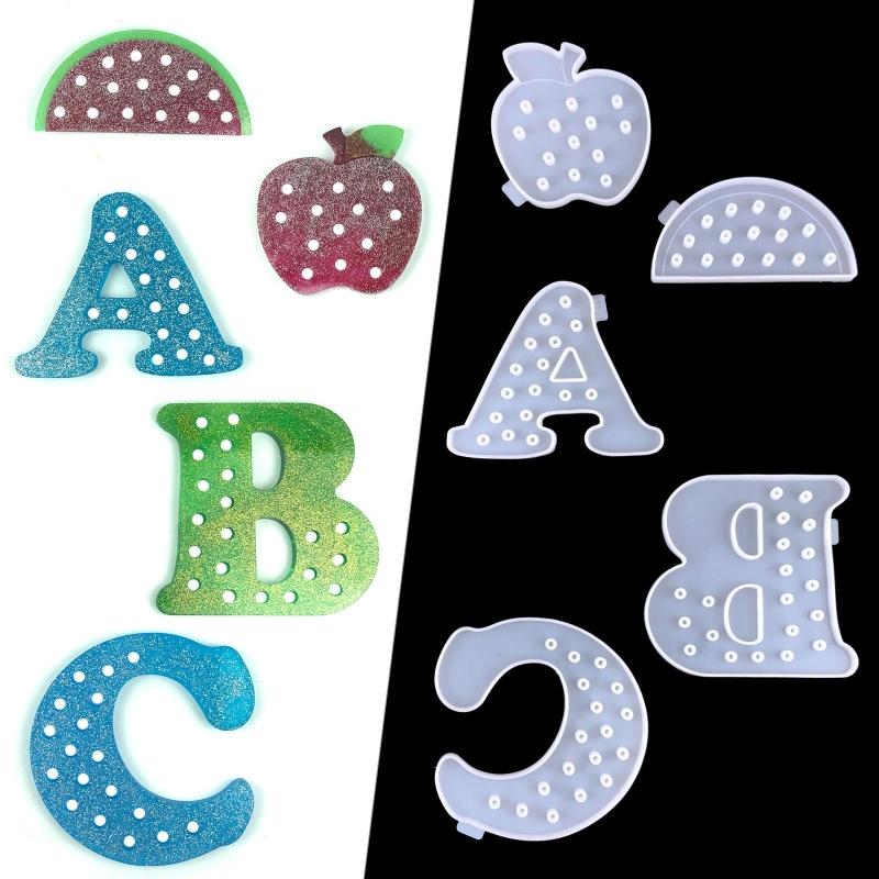 Threading Board Epoxy Mold Montessori Educational Baby Toy Silicone Mold Games Great for Travel and Plane Activities