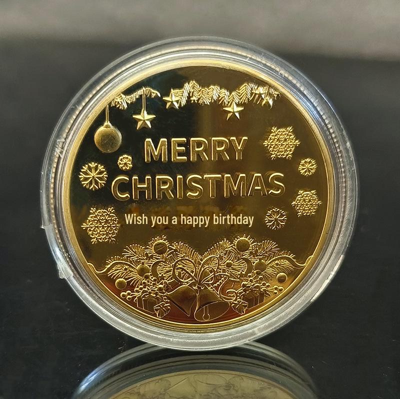 Рождественские памятные монеты и медали Санта-Клауса - Праздничные предметы коллекционирования